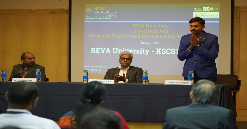 Inaugurated REVA University KSCST IPR Cell.
